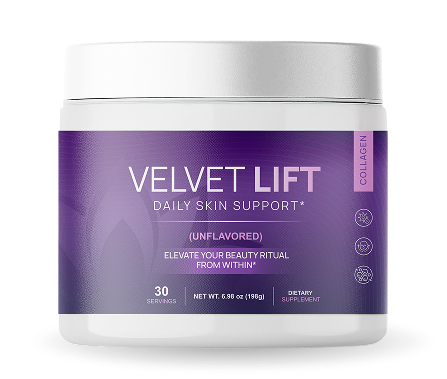 Velvet Lift supplement bottles